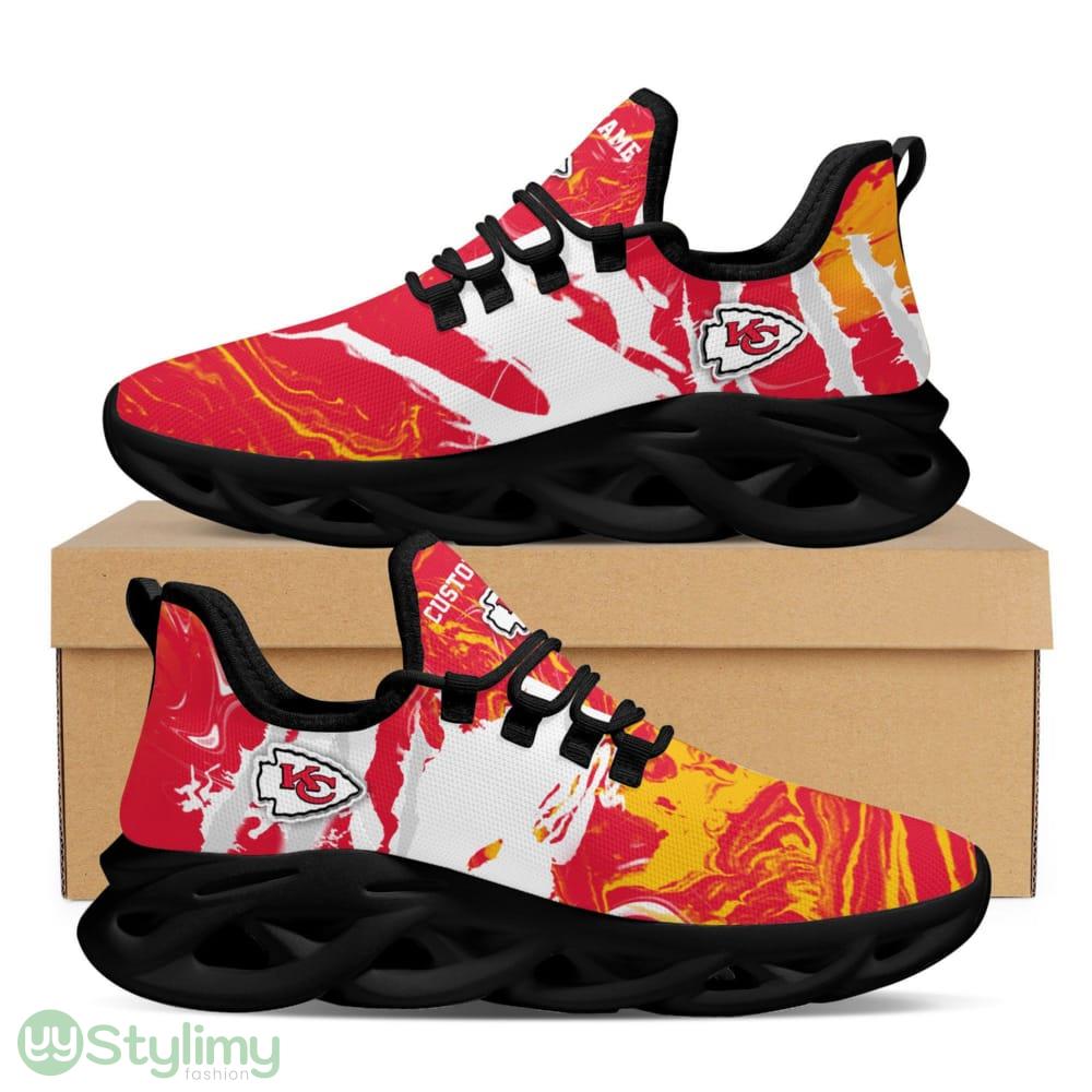 Kansas City Chiefs Logo Custom Name Tie Dye Pattern 3D Max Soul Sneaker Shoes In Red 4 Kansas City Chiefs Logo Custom Name Tie Dye Pattern 3D Max Soul Sneaker Shoes In Red - Kansas City Chiefs Logo Custom Name Tie Dye Pattern 3D Max Soul Sneaker Shoes In Red_4
