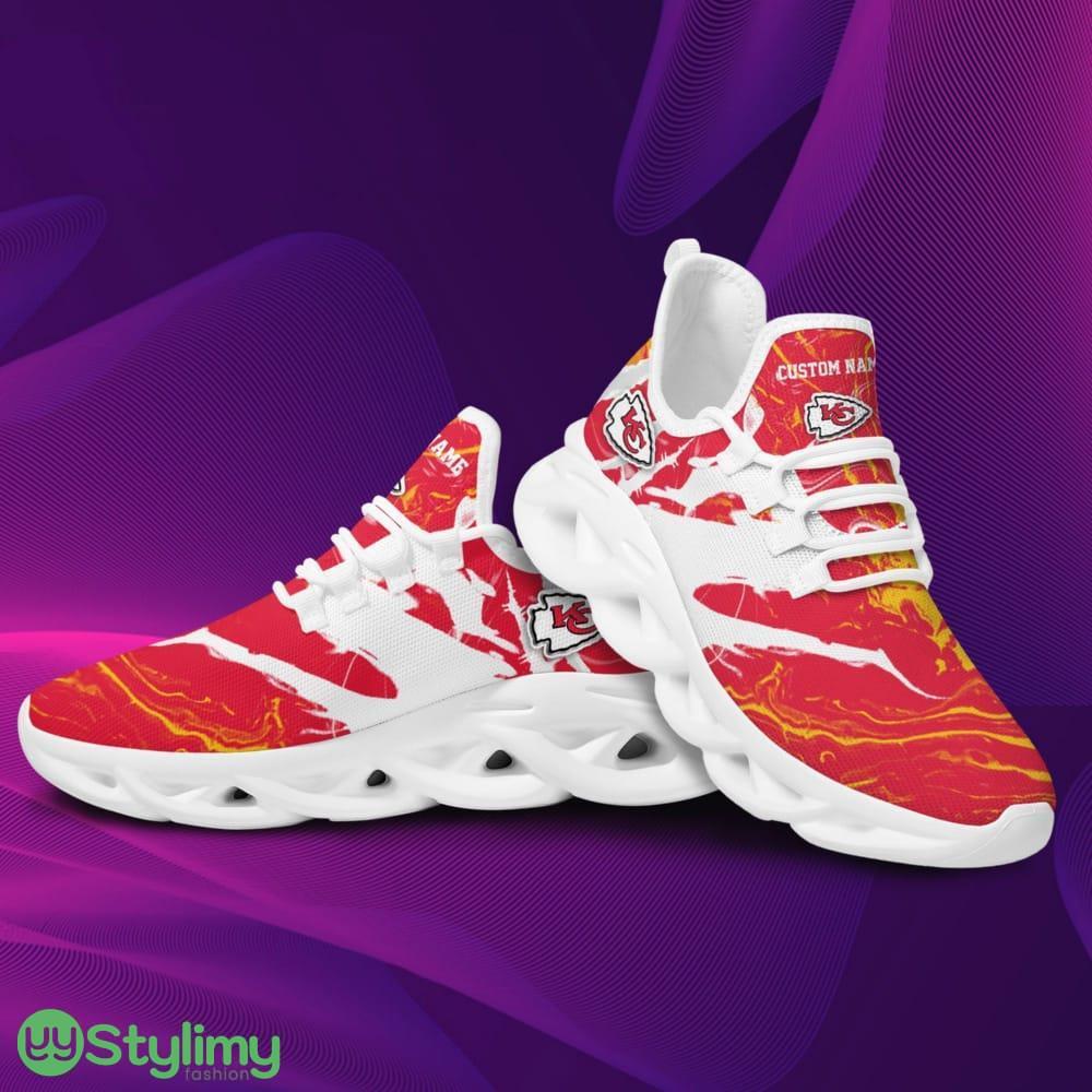 Kansas City Chiefs Logo Custom Name Tie Dye Pattern 3D Max Soul Sneaker Shoes In Red And Yellow 2 Kansas City Chiefs Logo Custom Name Tie Dye Pattern 3D Max Soul Sneaker Shoes In Red And Yellow - Kansas City Chiefs Logo Custom Name Tie Dye Pattern 3D Max Soul Sneaker Shoes In Red And Yellow_2