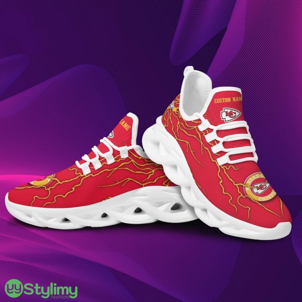 Kansas City Chiefs Logo Graffiti Pattern Custom Name 3D Max Soul Sneaker Shoes In Red 2 Kansas City Chiefs Logo Graffiti Pattern Custom Name 3D Max Soul Sneaker Shoes In Red - Kansas City Chiefs Logo Graffiti Pattern Custom Name 3D Max Soul Sneaker Shoes In Red_2