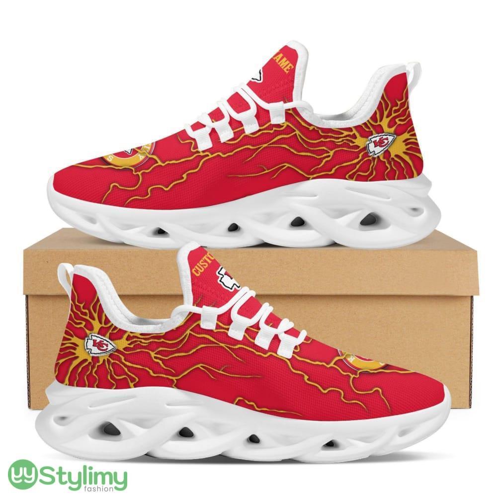 Kansas City Chiefs Logo Graffiti Pattern Custom Name 3D Max Soul Sneaker Shoes In Red 6 Kansas City Chiefs Logo Graffiti Pattern Custom Name 3D Max Soul Sneaker Shoes In Red - Kansas City Chiefs Logo Graffiti Pattern Custom Name 3D Max Soul Sneaker Shoes In Red_1
