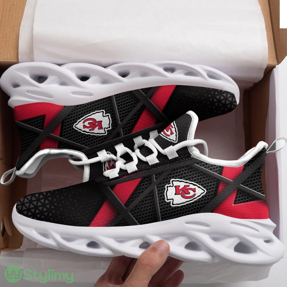 Kansas City Chiefs Logo In Black 3D Max Soul Sneaker Shoes 6 Kansas City Chiefs Logo In Black 3D Max Soul Sneaker Shoes - Kansas City Chiefs Logo In Black Custom Name 3D Max Soul Sneaker Shoes_1