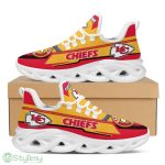 Kansas City Chiefs Logo Line Pattern Custom Name 3D Max Soul Sneaker Shoes In Red Yellow - Kansas City Chiefs Logo Line Pattern Custom Name 3D Max Soul Sneaker Shoes In Red Yellow_3