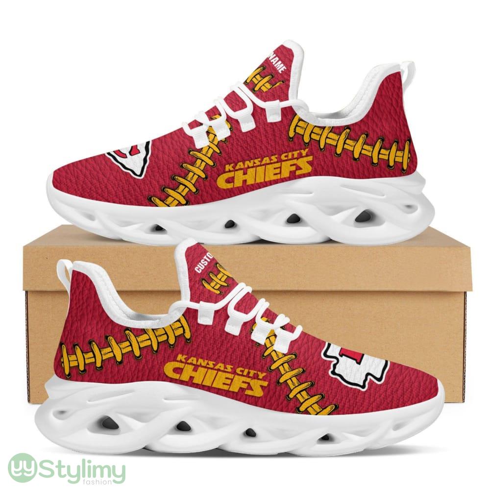 Kansas City Chiefs Logo Seam Pattern Custom Name 3D Max Soul Sneaker Shoes 6 Kansas City Chiefs Logo Seam Pattern Custom Name 3D Max Soul Sneaker Shoes - Kansas City Chiefs Logo Seam Pattern Custom Name 3D Max Soul Sneaker Shoes_1