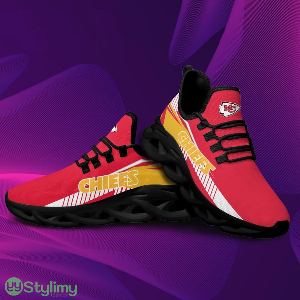 Kansas City Chiefs Max Soul Shoes Artistry Men And Women Running Shoes 4 Kansas City Chiefs Max Soul Shoes Artistry Men And Women Running Shoes - Kansas City Chiefs Max Soul Shoes American Football Running Sports Sneakers Shoes Men Women_5