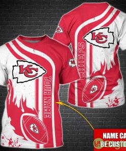 Kansas City Chiefs NFL Custom Name Special T-Shirt For Fans Product Photo 1