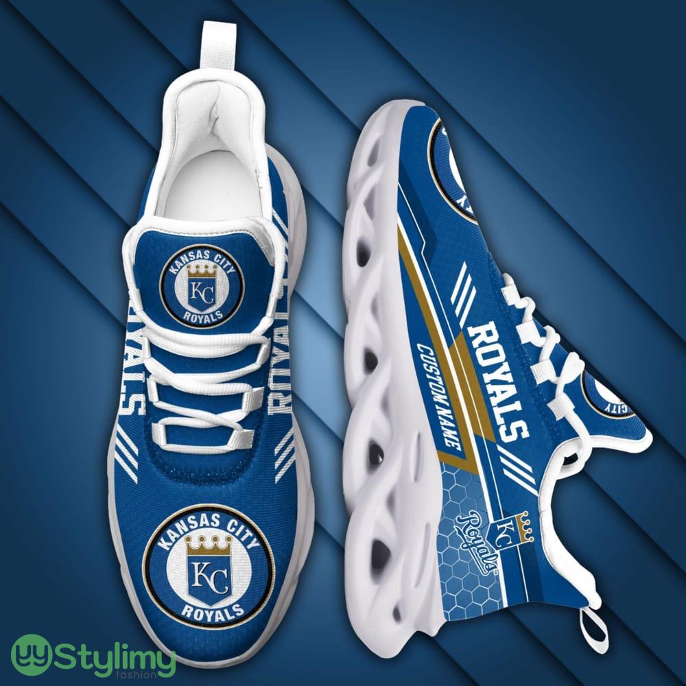 Kansas City Royals Logo Custom Name Pattern 3D Max Soul Sneaker Shoes 2 Kansas City Royals Logo Custom Name Pattern 3D Max Soul Sneaker Shoes - Kansas City Royals Logo Custom Name Pattern 3D Max Soul Sneaker Shoes_2