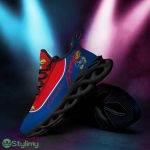 Kansas Jayhawks Logo Bird Pattern Custom Name 3D Max Soul Sneaker Shoes In Red Blue - Kansas Jayhawks Logo Bird Pattern Custom Name 3D Max Soul Sneaker Shoes In Red Blue_3