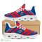 Kansas Jayhawks Logo Custom Name Pattern In Red And Blue 3D Max Soul Sneaker Shoes - Kansas Jayhawks Logo Custom Name Pattern In Red And Blue 3D Max Soul Sneaker Shoes_2