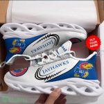 Kansas Jayhawks Logo Pattern In Blue And White Custom Name 3D Max Soul Sneaker Shoes 6 Kansas Jayhawks Logo Pattern In Blue And White Custom Name 3D Max Soul Sneaker Shoes - Kansas Jayhawks Logo Pattern In Blue And White Custom Name 3D Max Soul Sneaker Shoes_3