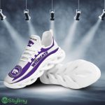 Kansas State Wildcats Logo Curved Line Pattern Custom Name 3D Max Soul Sneaker Shoes - Kansas State Wildcats Logo Curved Line Pattern Custom Name 3D Max Soul Sneaker Shoes_3