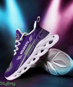 Kansas State Wildcats Logo Custom Name Pattern 3D Max Soul Sneaker Shoes In Purple - Kansas State Wildcats Logo Custom Name Pattern 3D Max Soul Sneaker Shoes In Purple_3