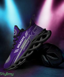 Kansas State Wildcats Logo Custom Name Pattern 3D Max Soul Sneaker Shoes In Purple - Kansas State Wildcats Logo Custom Name Pattern 3D Max Soul Sneaker Shoes In Purple_4