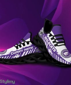 Kansas State Wildcats Logo Helmet And Stripe Pattern Custom Name 3D Max Soul Sneaker Shoes - Kansas State Wildcats Logo Helmet And Stripe Pattern Custom Name 3D Max Soul Sneaker Shoes_4