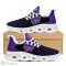 Kansas State Wildcats Logo Pattern 3D Max Soul Sneaker Shoes In Purple And Black - Kansas State Wildcats Logo Pattern Custom Name 3D Max Soul Sneaker Shoes In Purple And Black_2