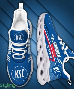 Karlsruher SC Logo Custom Name Pattern 3D Max Soul Sneaker Shoes - Karlsruher SC Logo Custom Name Pattern 3D Max Soul Sneaker Shoes_2