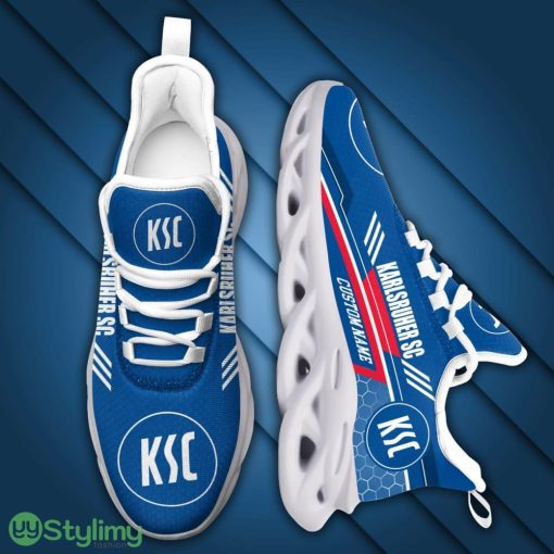 Karlsruher SC Logo Custom Name Pattern 3D Max Soul Sneaker Shoes