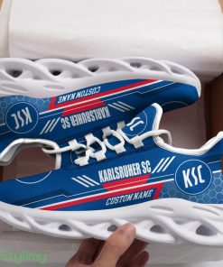 Karlsruher SC Logo Custom Name Pattern 3D Max Soul Sneaker Shoes - Karlsruher SC Logo Custom Name Pattern 3D Max Soul Sneaker Shoes_1