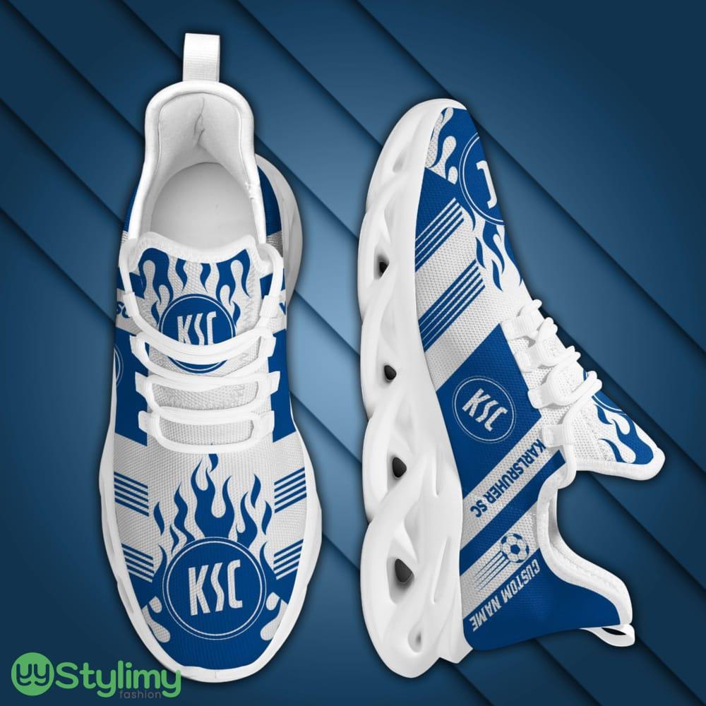 Karlsruher SC Logo Pattern Custom Name 3D Max Soul Sneaker Shoes In Blue White 3 Karlsruher SC Logo Pattern Custom Name 3D Max Soul Sneaker Shoes In Blue White - Karlsruher SC Logo Pattern Custom Name 3D Max Soul Sneaker Shoes In Blue White_3