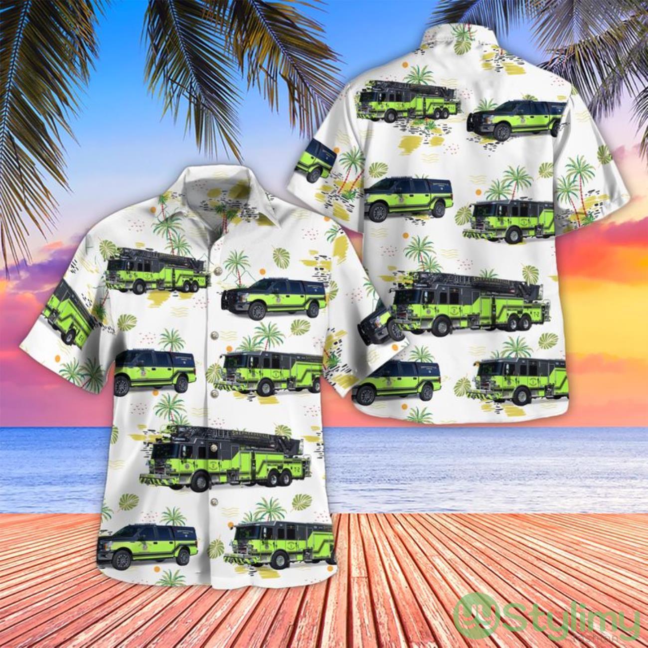Kentucky Shepherdsville Fire Department Hawaiian Shirt 3D Short Sleeve Shirt 2 Kentucky Shepherdsville Fire Department Hawaiian Shirt 3D Short Sleeve Shirt Product Photo 1