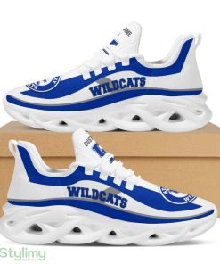 Kentucky Wildcats Logo Custom Name Pattern In Blue And White 3D Max Soul Sneaker Shoes - Kentucky Wildcats Logo Custom Name Pattern In Blue And White 3D Max Soul Sneaker Shoes_1