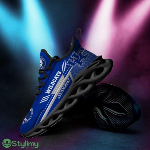 Kentucky Wildcats Logo Pattern Custom Name 3D Max Soul Sneaker Shoes