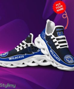 Kentucky Wildcats Logo Pattern Custom Name 3D Max Soul Sneaker Shoes In Blue And Black - Kentucky Wildcats Logo Pattern Custom Name 3D Max Soul Sneaker Shoes In Blue And Black_2