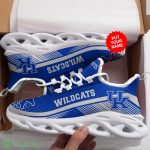 Kentucky Wildcats Logo With Stripe Pattern Custom Name 3D Max Soul Sneaker Shoes - Kentucky Wildcats Logo With Stripe Pattern Custom Name 3D Max Soul Sneaker Shoes_3