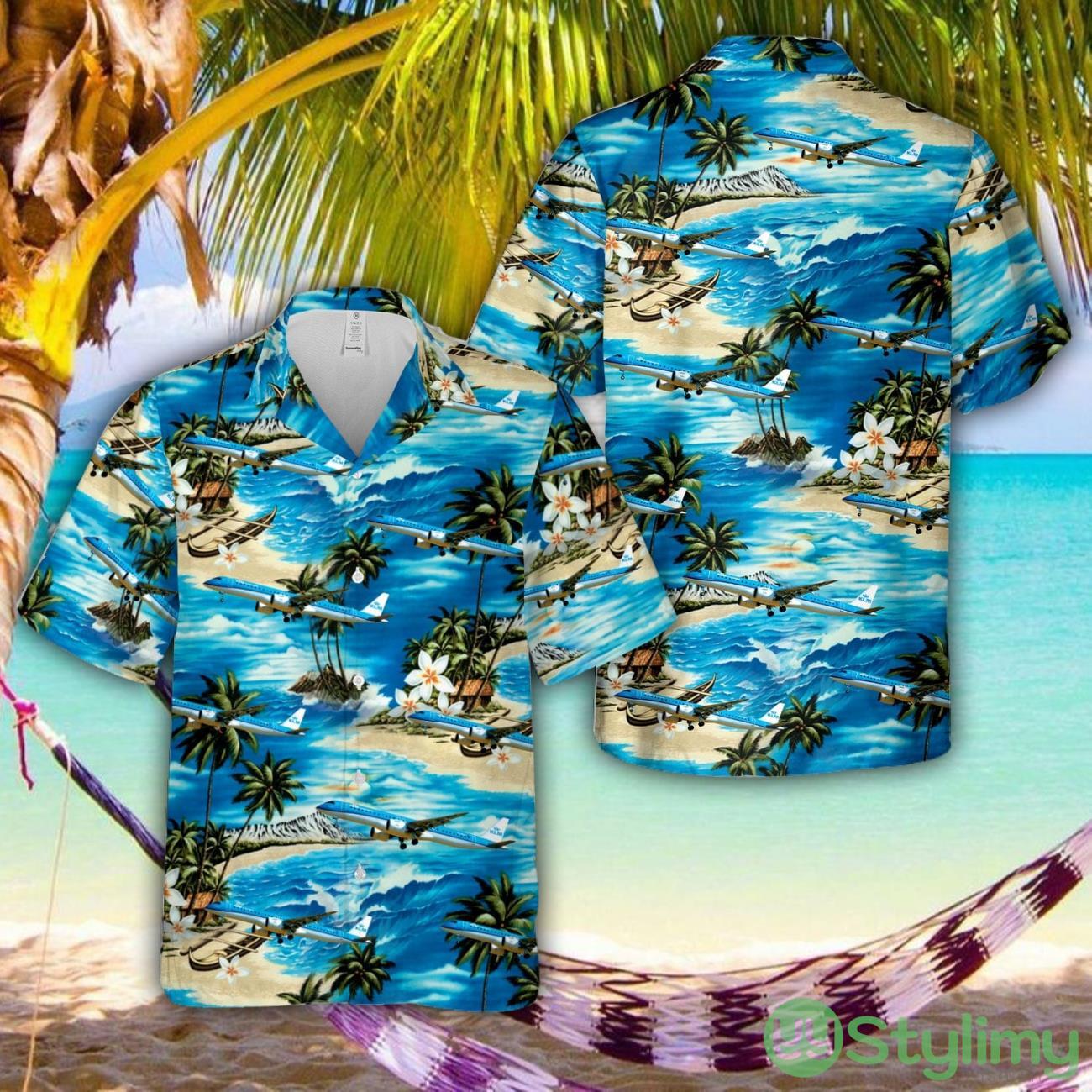 KLM Cityhopper Embraer E195-E2 (ERJ 190-400 STD) 3D Hawaiian Shirt Style Gift For Men Women 2 KLM Cityhopper Embraer E195-E2 (ERJ 190-400 STD) 3D Hawaiian Shirt Style Gift For Men Women Product Photo 1