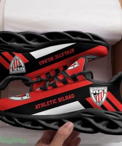 La Liga Athletic Bilbao Logo Pattern 3D Max Soul Sneaker Shoes - La Liga Athletic Bilbao Logo Pattern Custom Name 3D Max Soul Sneaker Shoes_3