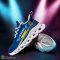 Las Palmas Logo Beehive Pattern Custom Name 3D Max Soul Sneaker Shoes - Las Palmas Logo Beehive Pattern Custom Name 3D Max Soul Sneaker Shoes_2