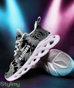 Las Vegas Raiders Custom Name Tie Dye Max Soul Sneaker Shoes For Fans For Men Women Product Photo 1