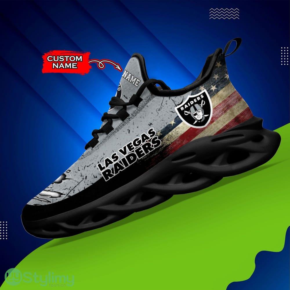 Las Vegas Raiders Logo Flag Pattern Custom Name 3D Max Soul Sneaker Shoes I4J 3 Las Vegas Raiders Logo Flag Pattern Custom Name 3D Max Soul Sneaker Shoes I4J - Las Vegas Raiders Logo Flag Pattern Custom Name 3D Max Soul Sneaker Shoes_3