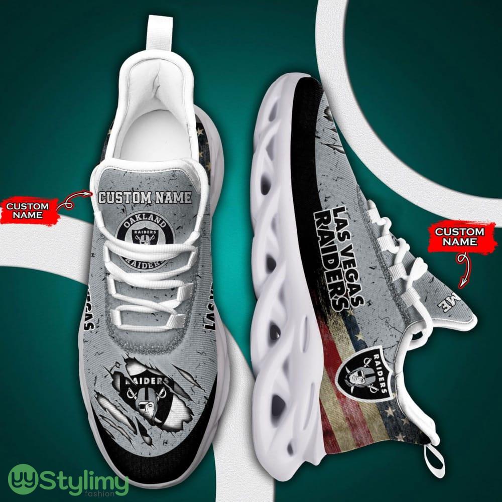 Las Vegas Raiders Logo Flag Pattern Custom Name 3D Max Soul Sneaker Shoes I4J 5 Las Vegas Raiders Logo Flag Pattern Custom Name 3D Max Soul Sneaker Shoes I4J - Las Vegas Raiders Logo Flag Pattern Custom Name 3D Max Soul Sneaker Shoes_1