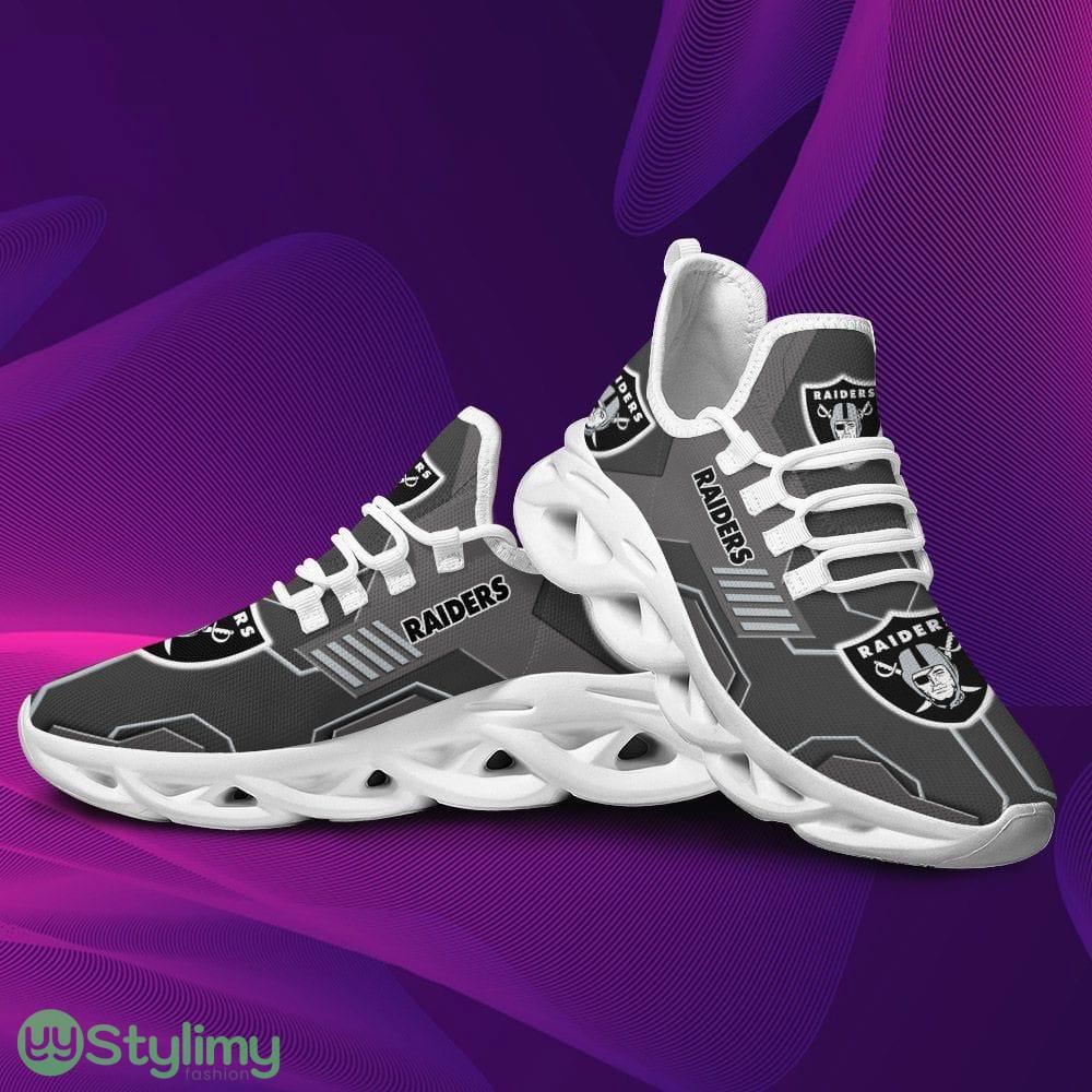 Las Vegas Raiders Logo Pattern 3D Max Soul Sneaker Shoes 2 Las Vegas Raiders Logo Pattern 3D Max Soul Sneaker Shoes - Las Vegas Raiders Logo Pattern Custom Name 3D Max Soul Sneaker Shoes_2