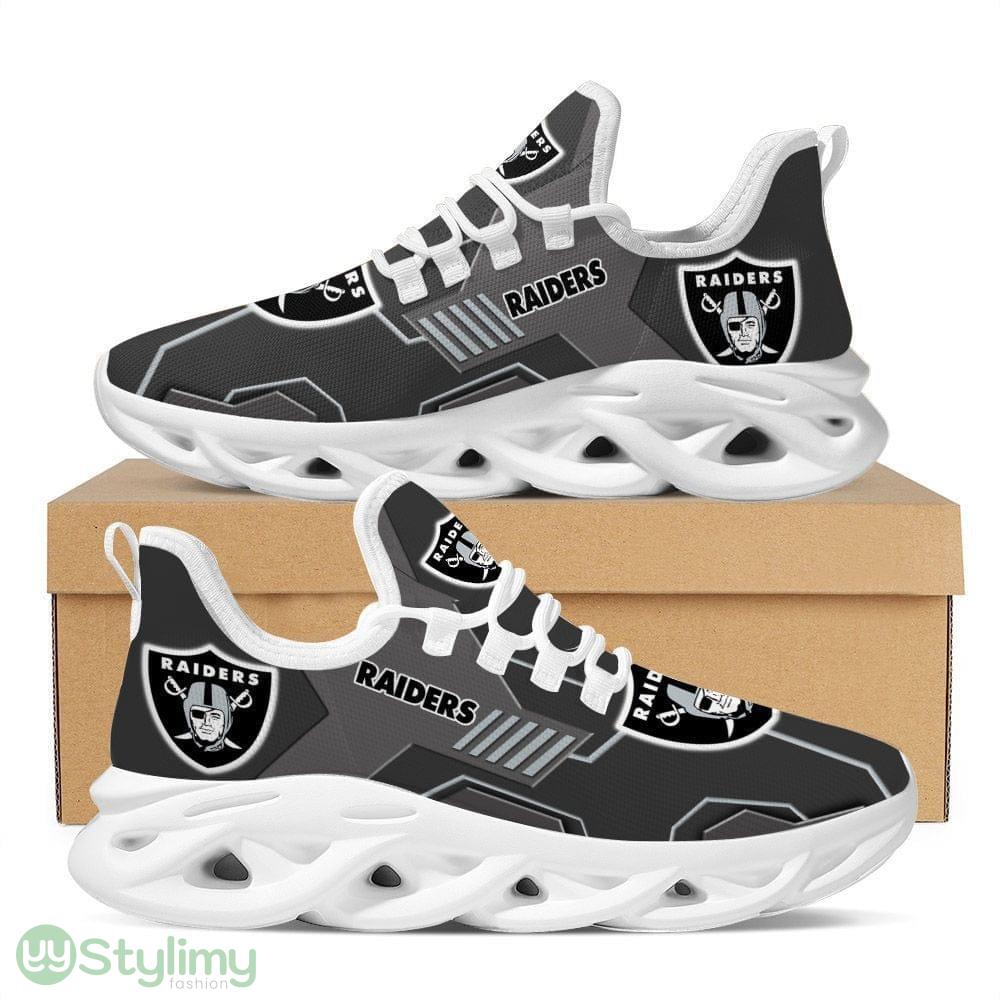 Las Vegas Raiders Logo Pattern 3D Max Soul Sneaker Shoes 6 Las Vegas Raiders Logo Pattern 3D Max Soul Sneaker Shoes - Las Vegas Raiders Logo Pattern Custom Name 3D Max Soul Sneaker Shoes_1