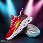 Lecce Logo Pattern Custom Name 3D Max Soul Sneaker Shoes In Red - Lecce Logo Pattern Custom Name 3D Max Soul Sneaker Shoes In Red_3