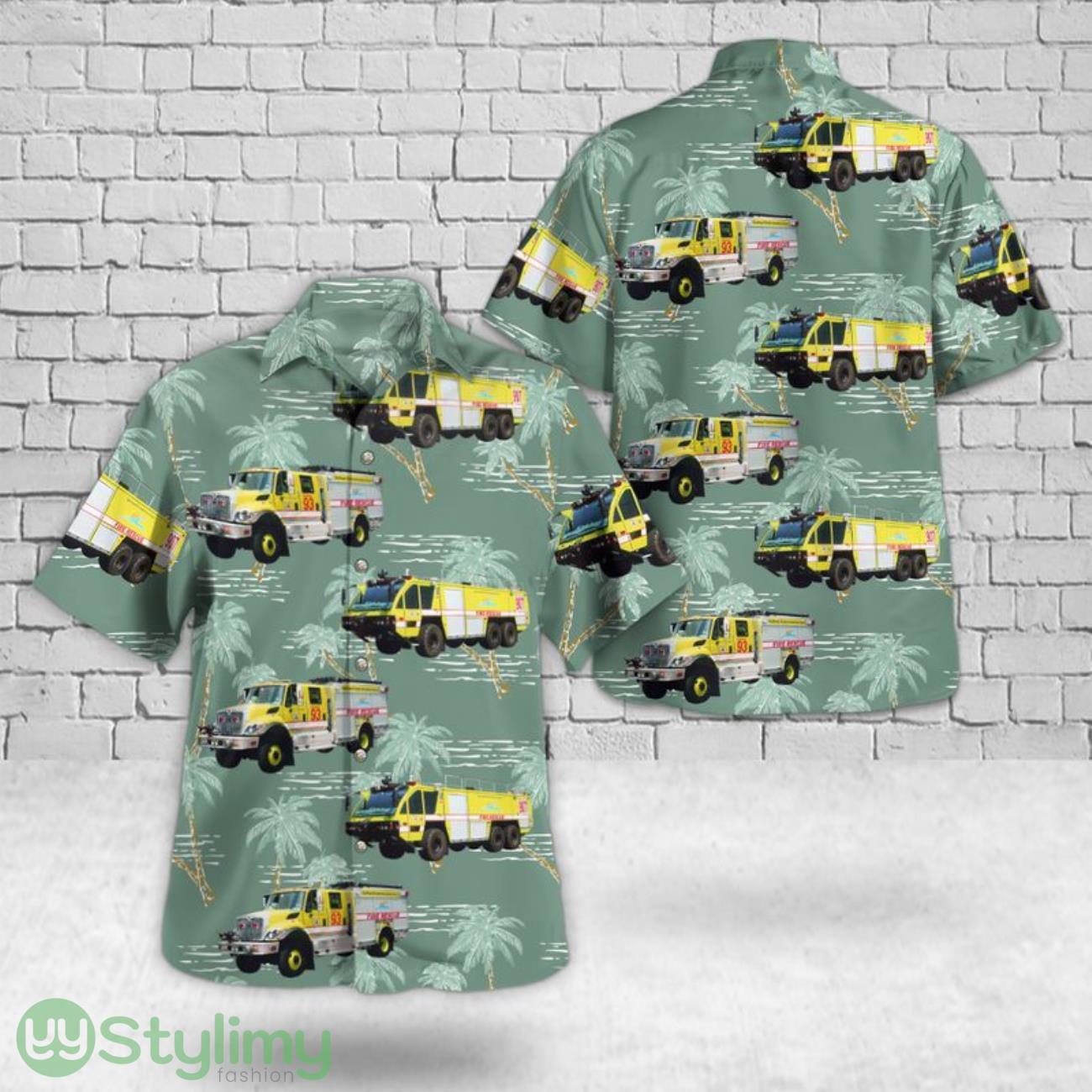 Lee County Florida Southwest Florida International Airport Fire Department Christmas 3D Hawaiian Shirt short sleeve Men And Women Shirt 2 Lee County Florida Southwest Florida International Airport Fire Department Christmas 3D Hawaiian Shirt short sleeve Men And Women Shirt Product Photo 1
