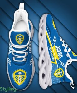 Leeds United Logo Custom Name Pattern 3D Max Soul Sneaker Shoes - Leeds United Logo Custom Name Pattern 3D Max Soul Sneaker Shoes_2