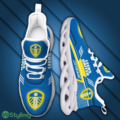 Leeds United Logo Custom Name Pattern 3D Max Soul Sneaker Shoes