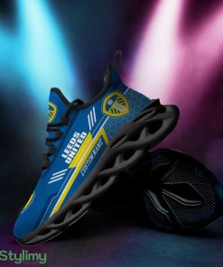 Leeds United Logo Custom Name Pattern 3D Max Soul Sneaker Shoes - Leeds United Logo Custom Name Pattern 3D Max Soul Sneaker Shoes_4