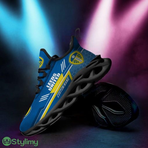 Leeds United Logo Custom Name Pattern 3D Max Soul Sneaker Shoes