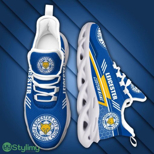 Leicester City Logo Custom Name Pattern 3D Max Soul Sneaker Shoes