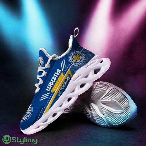 Leicester City Logo Custom Name Pattern 3D Max Soul Sneaker Shoes