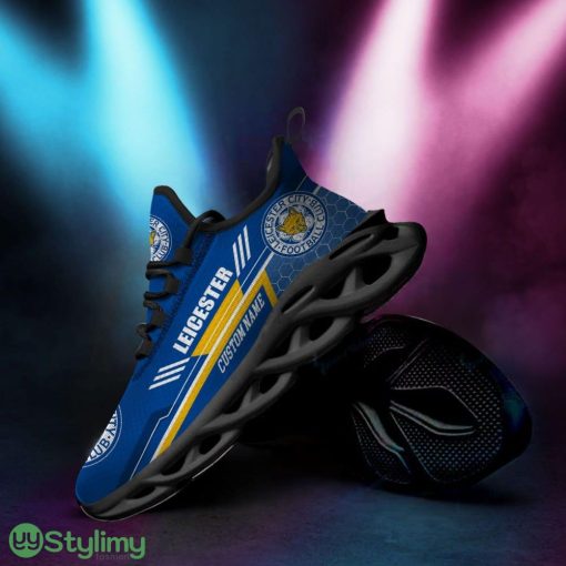 Leicester City Logo Custom Name Pattern 3D Max Soul Sneaker Shoes