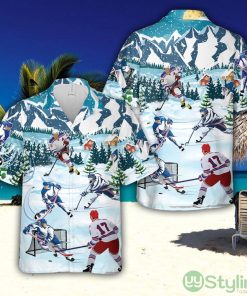Let’S Play Ice Hockey Christmas Hawaiian Shirt New Style Hawaii Shirt Product Photo 1