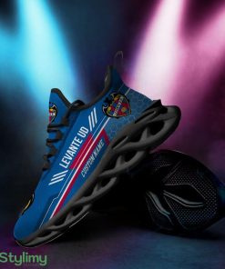 Levante UD Logo Pattern Custom Name 3D Max Soul Sneaker Shoes In Blue - Levante UD Logo Pattern Custom Name 3D Max Soul Sneaker Shoes In Blue_2