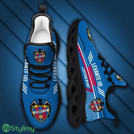 Levante UD Logo Pattern Custom Name 3D Max Soul Sneaker Shoes In Blue