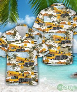 Liebherr Telescopic Mobile Cranes 1300-6.2 Crane Operator Hawaiian Shirt 3D Printed Shirt Beach Gift Product Photo 1