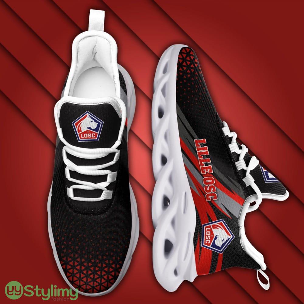 Lille OSC Logo Pattern Custom Name 3D Max Soul Sneaker Shoes 2 Lille OSC Logo Pattern Custom Name 3D Max Soul Sneaker Shoes - Lille OSC Logo Pattern Custom Name 3D Max Soul Sneaker Shoes_2