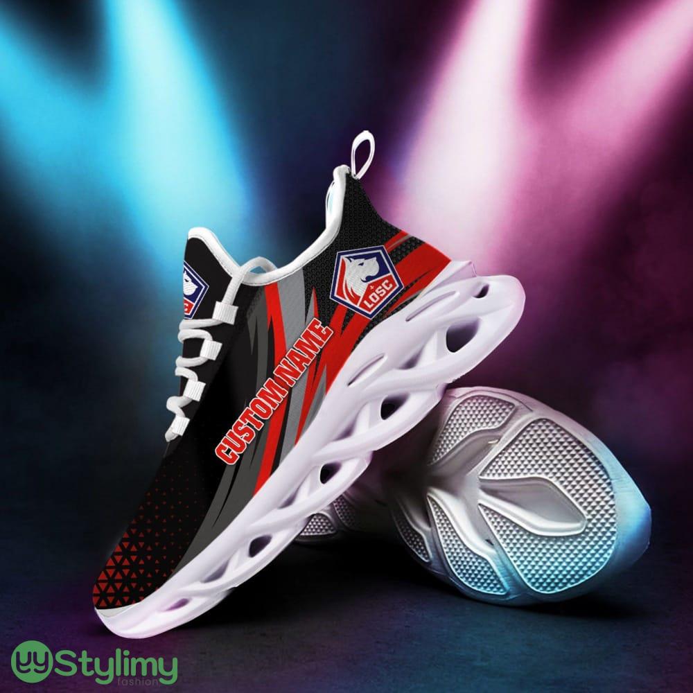 Lille OSC Logo Pattern Custom Name 3D Max Soul Sneaker Shoes 3 Lille OSC Logo Pattern Custom Name 3D Max Soul Sneaker Shoes - Lille OSC Logo Pattern Custom Name 3D Max Soul Sneaker Shoes_3